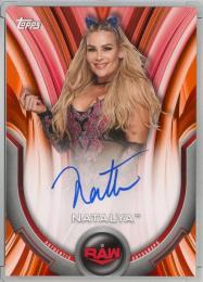 2020 Topps WWE Woman's Division  Natalya Autographs Orange #ANT 13/50