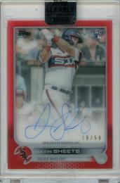 2022 TOPPS Clearly Authentic Gavin Sheets Autographs Red #CAAGS【39/50】 Chicago White Sox