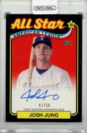 2024 Topps Update Josh Jung 89 Topps Autographs Gold #89ASAJJ【42/50】 Texas Rangers