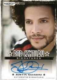 2010 RAZOR Pop Century  Justin Guarini Autograph