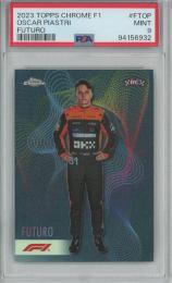 2023 Topps Chrome Formula 1 Racing Oscar Piastri Futuro/RC/#FT-OP【PSA9】