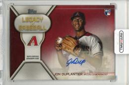 2019 TOPPS Update Jon Duplantier Legacy of Baseball Autographs Red #LBAJD【07/25】 Arizona Diamondbacks