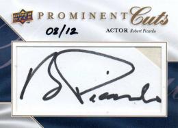 2009 UPPER DECK Prominent Cuts  Robert Picardo Autograph 08/12