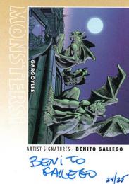 2014 UPPER DECK Goodwin Champions  Benito Gallego Artist Signature 24/25