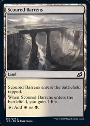 【IKO】【ENG】【Foil】《磨かれたやせ地/Scoured Barrens》