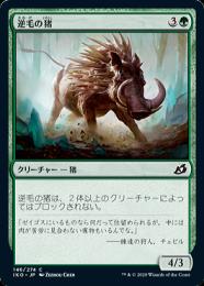 【IKO】【JPN】【Foil】《逆毛の猪/Bristling Boar》