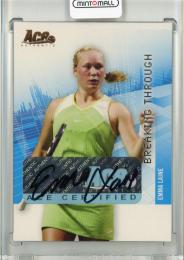 2007 ACE Authentic Straight Sets Tennis  Emma Laine Autograph