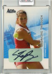 2007 ACE Authentic Straight Sets Tennis  Stephanie Dubois Autograph