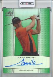 2011 Leaf Golf Metal Camilo Villegas Autographs Prismatic Green #BACV1【20/25】