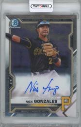 2021 BOWMAN Chrome Prospect Autographs / NICK GONZALES(Pittsburgh Pirates)