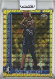 2025-26 Topps Chrome Update P.J. Washington Gold Basketball Refractors #122【12/50】 Dallas Mavericks