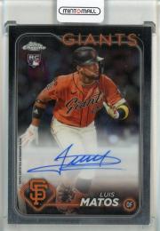 2024 Topps Chrome Luis Matos Rookie Autograph《やや難あり》 San Francisco Giants