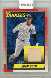 2025 TOPPS Series 1 Juan Soto '90 Topps Relics Blue #T90RJS【020/150】 New York Yankees