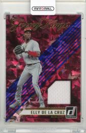 2024 PANINI Donruss Elly De La Cruz Jersey Kings Blue Ice #9 Cincinnati Reds