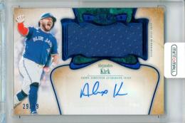 2026 Topps Tier One Alejandro Kirk #AT1JR-AK Autographed Tier One Jumbo Relics【29/99】 Blue Jays