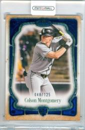 2026 Topps Tier One Colson Montgomery #76 Base – Tier 3 Blue Parallel【048/125】 White Sox