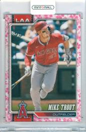 2026 Topps Japan Edition Mike Trout #350 Base Cherry Blossom Parallel【71/99】 Angels