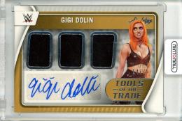 2022 Panini Chronicles WWE  Gigi Dolin Absolute Tools Of The Trade Autograph Relic 54/75