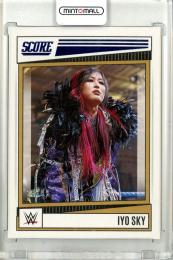 2022 Panini Chronicles WWE  Iyo Sky Score Base Blue Parallel 25/99