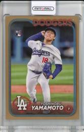 2024 Topps Series 2 Yoshinobu Yamamoto Gold【1163/2024】 Los Angeles Dodgers