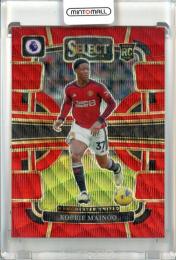 2023-24 Panini Select English Premier League Kobbie Mainoo #70 RC Terrace Red Wave【131/149】 Manchester United