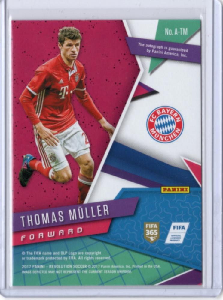 ミントモール / MINT 福岡店 / 2017 PANINI REVOLUTION SOCCER Thomas Muller Autograph  直筆サインカード