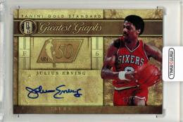 2011-12 Panini Gold Standard Basketball  Julius Erving Greatest Graphs Philadelphia 76ers