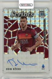 2020-21 Panini Mosaic Serie A soccer Edin Dzeko Scripts Autograph AS Roma