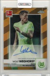 2020-21 Topps Chrome Bundesliga Wout Weghorst Orange Refractors Autograph【04/25】 VfL Wolfsburg