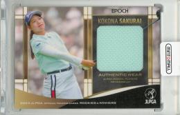 2023 EPOCH JLPGA ROOKIES & WINNERS 櫻井心那 オーセンティックウェアカード【279/280】