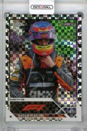 2023 TOPPS Chrome Formula 1  Oscar Piastri Checker Flag X-Fractors #41  McLaren