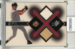 2001 Upper Deck SPx Cal Ripken Jr. Winning Materials Bat Jersey #CR