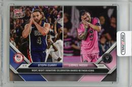 2024 TOPPS Now MLS Steph Curry/Lionel Messi #128 USA/Inter Miami CF