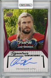2024 UPPER DECK Marvel Studios Series 2 Chris Hemsworth as Thor Autograph