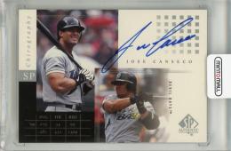 2000 Upper Deck SP Authentic Jose Canseco Chirography Auto #JC