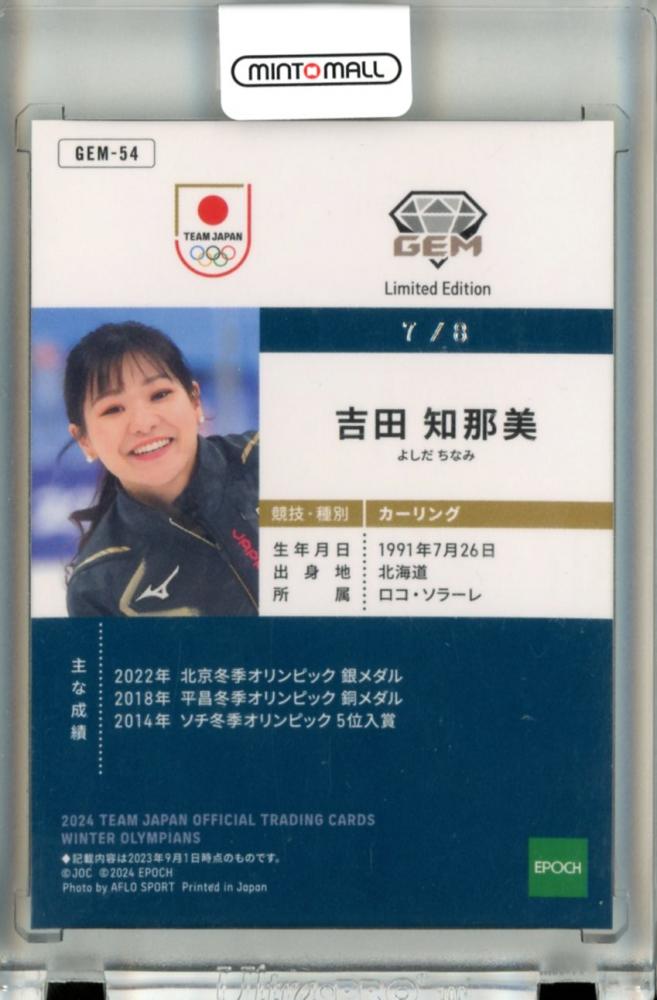 BBM2018INFINITY 吉田知那美サインカード