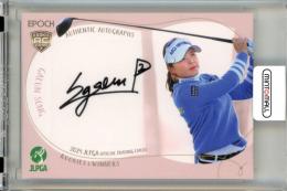 2024 EPOCH JLPGA 日本女子プロゴルフ協会 ROOKIES&WINNERS 宋ガウン #SG-52 ルーキー 直筆サインカード 横版【03/15】