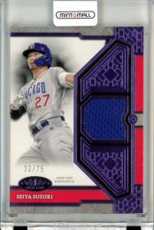 2024 Topps Tier One Seiya Suzuki #T1R-SS Tier One Relics Purple Foil【32/75】 Cubs