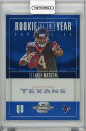 2017 PANINI Contenders Optic  Deshaun Watson #ROY-2 (Blue Prizm) 01/25 (First No.)