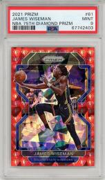【ケースに微スレあり】2021-22 PANINI Prizm James Wiseman #61 NBA75th Diamond Prizm 【50/75】【PSA9 MINT】