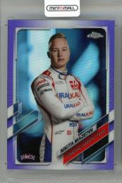 2021 Topps Chrome Formula 1  Nikita Mazepin Purple Refractors #18 【146/399】 Uralkali Haas F1 Team