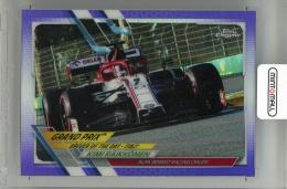 2021 TOPPS Chrome Formula 1  Carlos Sainz/F1 Cars Checker Flag #107  Scuderia Ferrari S.p.A.