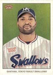2024 TOPPS 206 NPBプロ野球 #137 D.サンタナ(ヤクルト) レギュラーカード