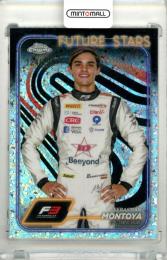2024 Topps Formula 1 Chrome Sebastian Montoya #53 Base F3 Drivers Mini Diamond Refractor Parallel【124/299】