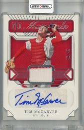 2022 Panini National Treasures Tim McCarver  NT Material Signatures #41【46/49】 St. Louis Cardinals