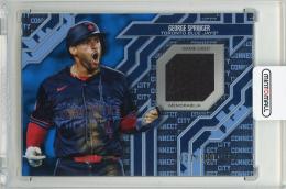 2025 TOPPS Series 2 George Springer City Connect Swatches Blue #CC2GS【031/150】 Toronto Blue Jays