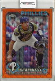 2024 Topps Chrome J.T. Realmuto Orange Wave Refractor【03/25】 Philadelphia Phillies