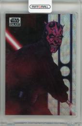 2021 TOPPS Chrome Star Wars Galaxy Wave Refractors #77 The Wrath of Maul/Darth Maul 【26/99】