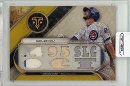 2017 TOPPS Triple Threads Kris Bryant Relics Gold #TTRKB3【5/9】 Chicago Cubs