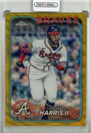 2024 Topps Chrome Michael Harris II Gold Wave Refractor【44/50】 Atlanta Braves